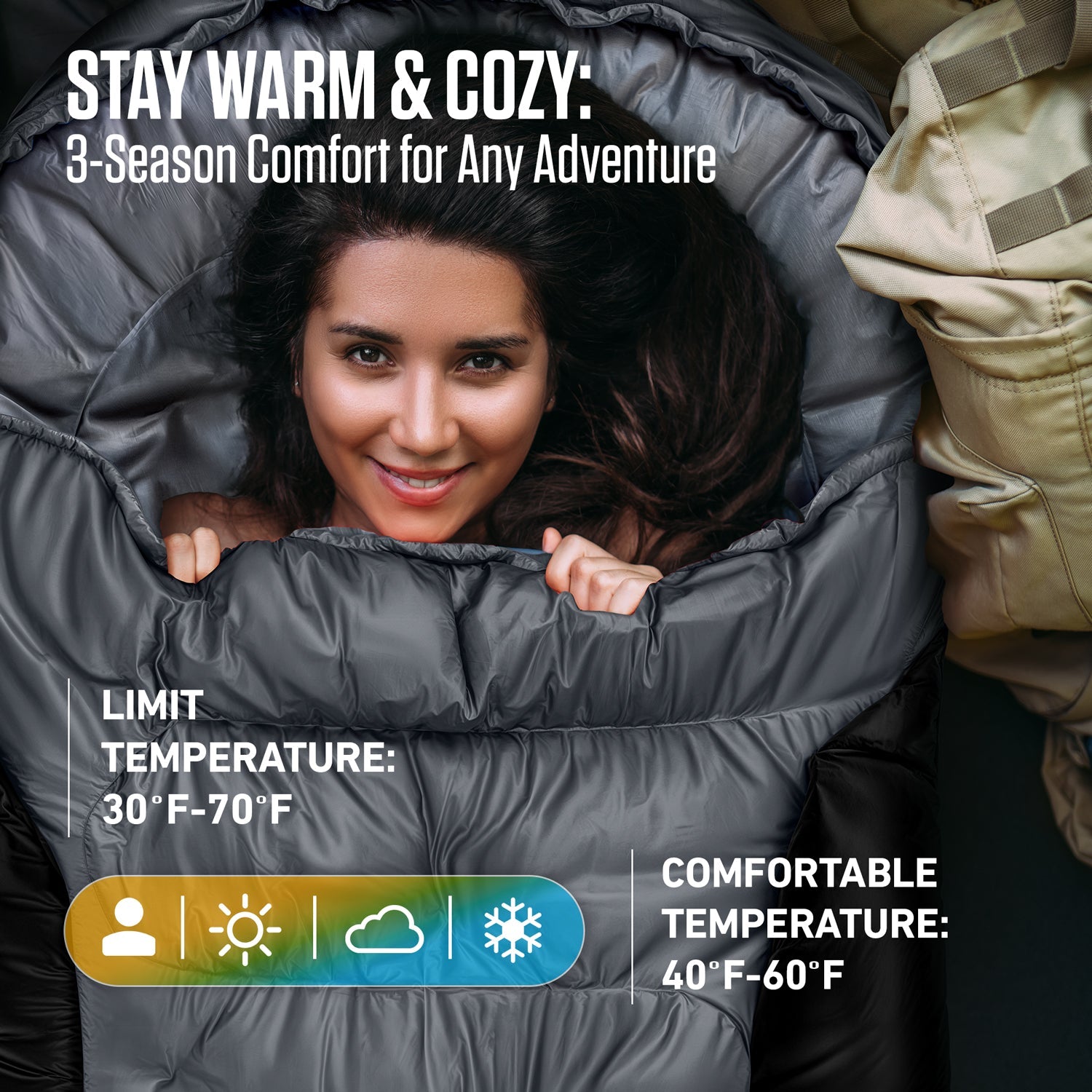 XXL Sleeping Bag for Big and Tall Campers