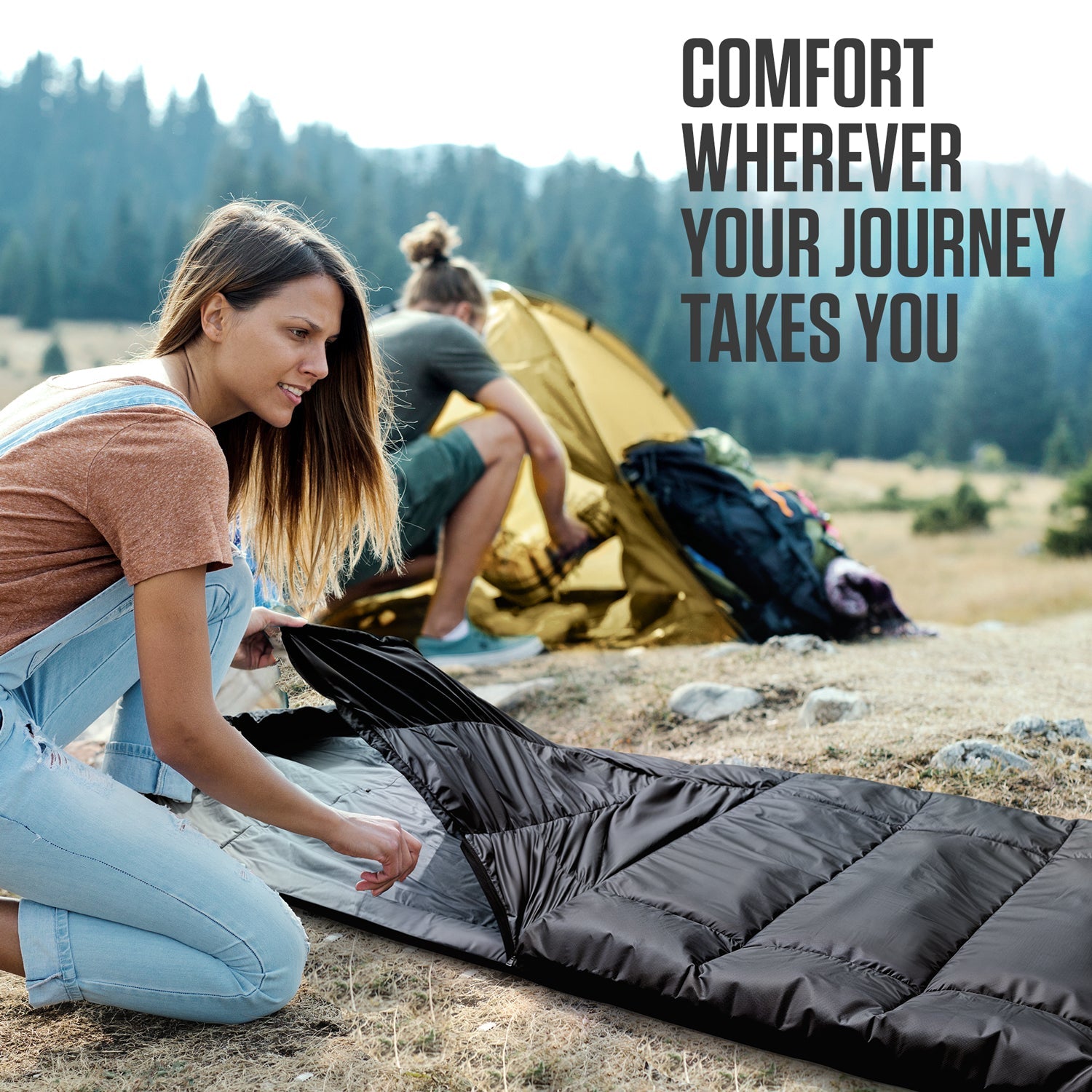 XXL Sleeping Bag for Big and Tall Campers