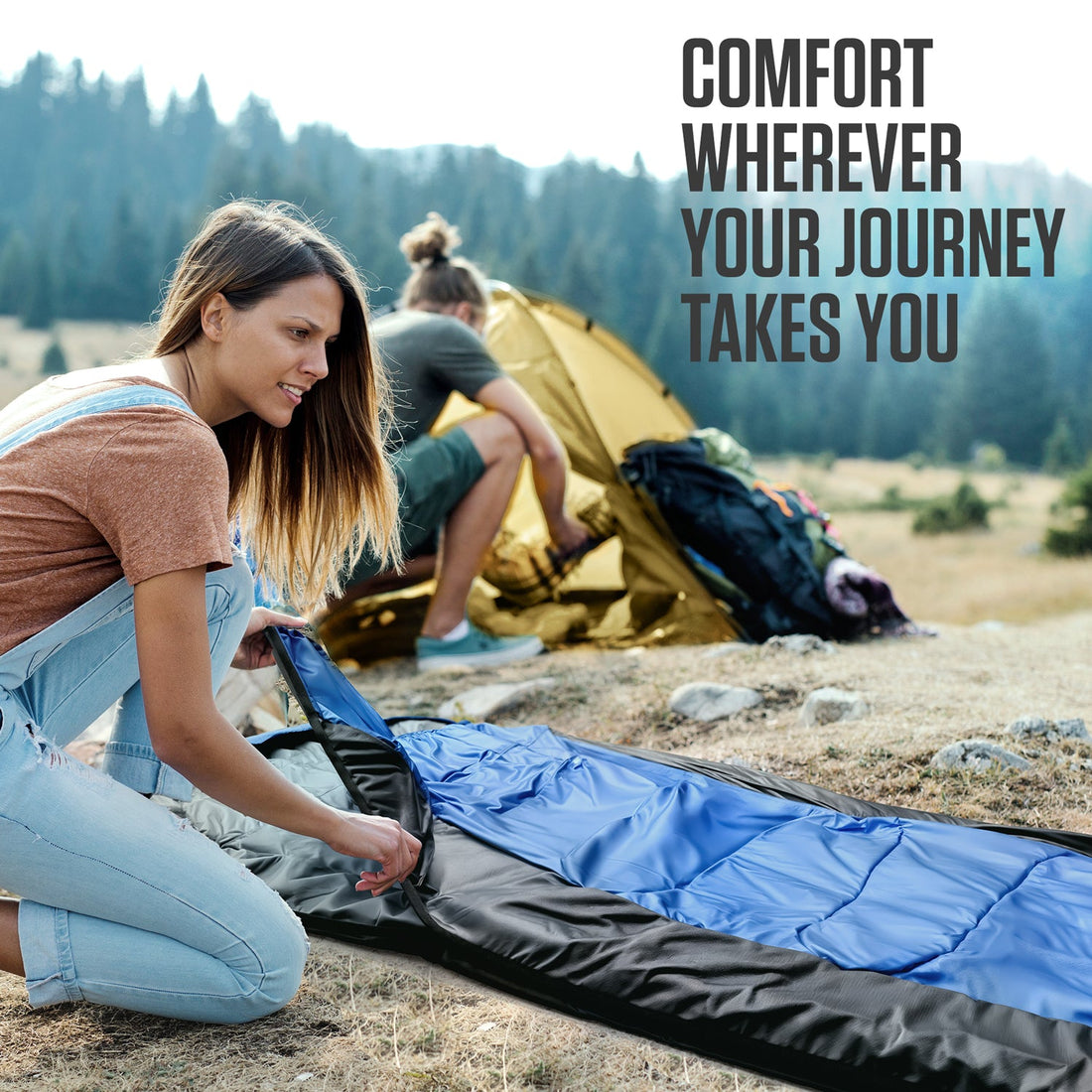 XXL Sleeping Bag for Big and Tall Campers