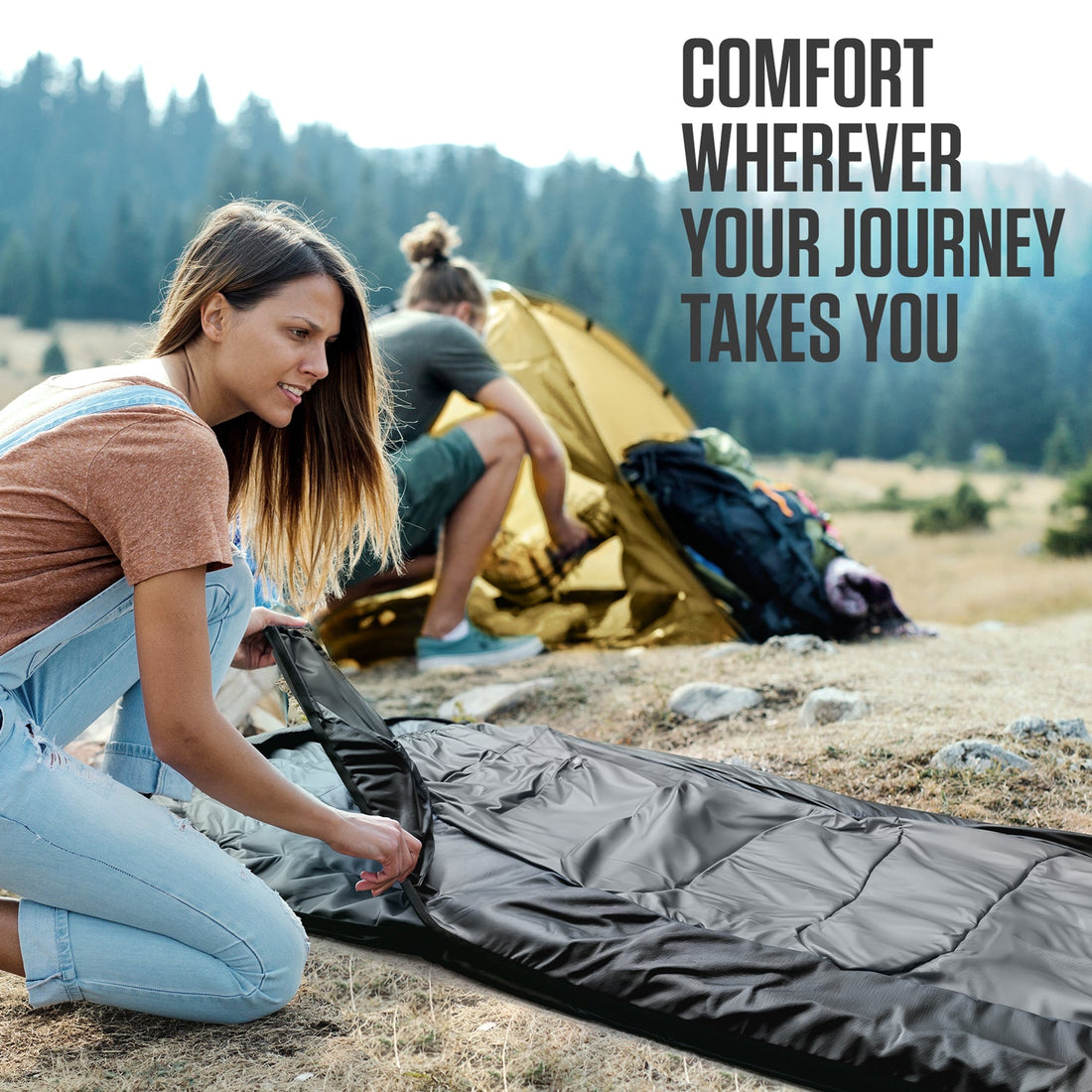 XXL Sleeping Bag for Big and Tall Campers