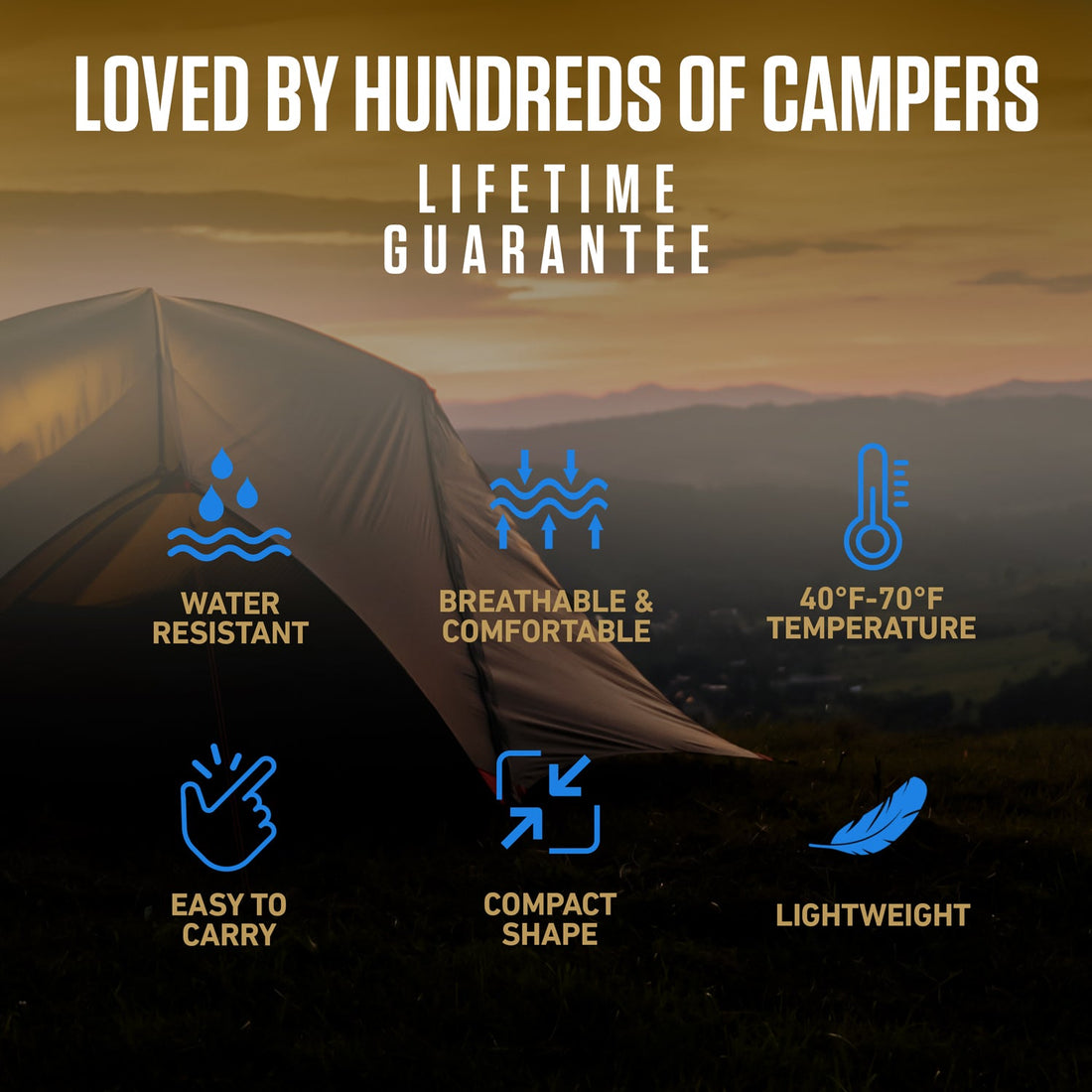 XXL Sleeping Bag for Big and Tall Campers