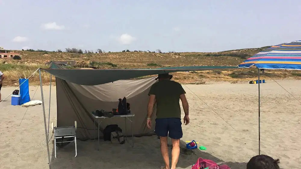 4x3m/3x3m Waterproof Ultralight Camping Tarp Canopy