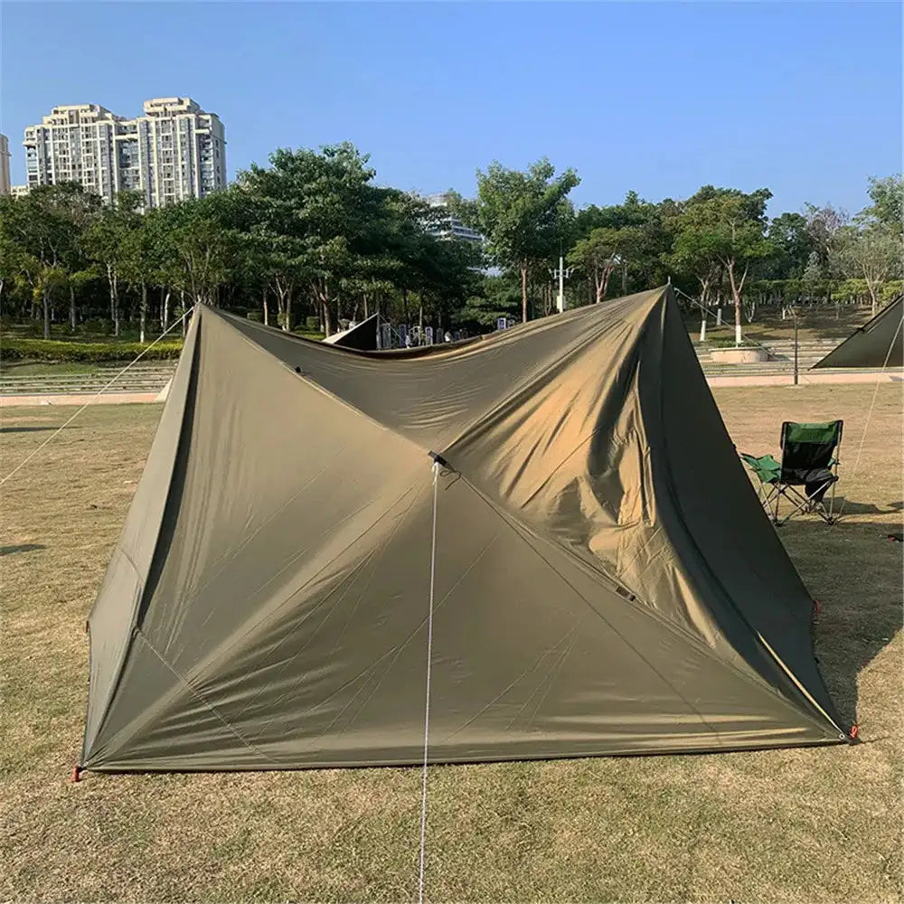 Multi-Size Waterproof Tent Tarp – Outdoor Sun Shelter