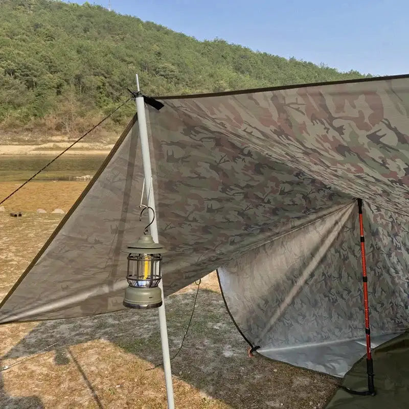Multi-Size Waterproof Tent Tarp – Outdoor Sun Shelter