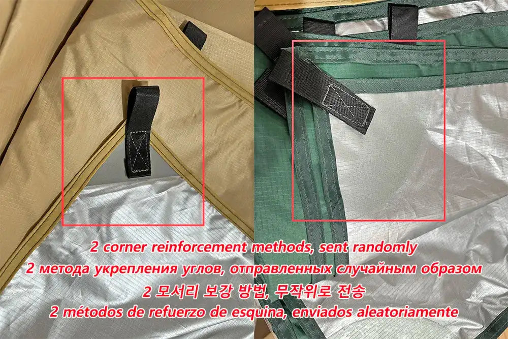 Multi-Size Waterproof Tent Tarp – Outdoor Sun Shelter