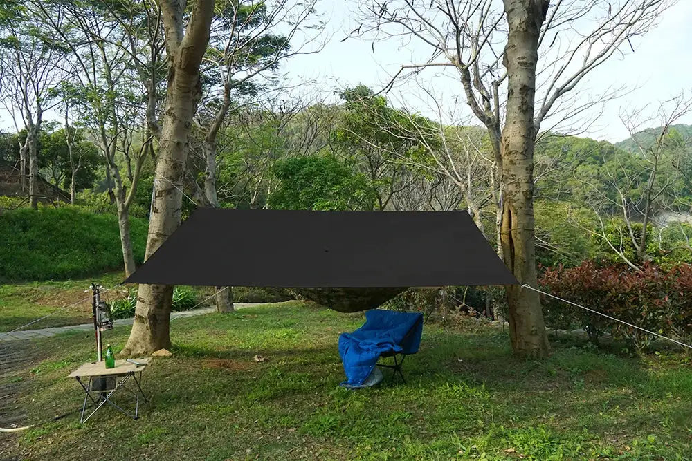 Multi-Size Waterproof Tent Tarp – Outdoor Sun Shelter