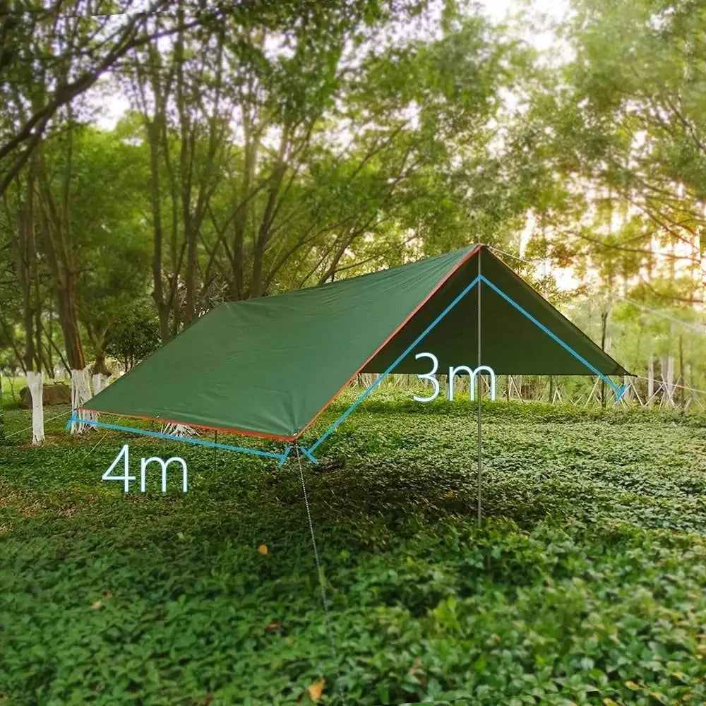 4x3m/3x3m Waterproof Ultralight Camping Tarp Canopy