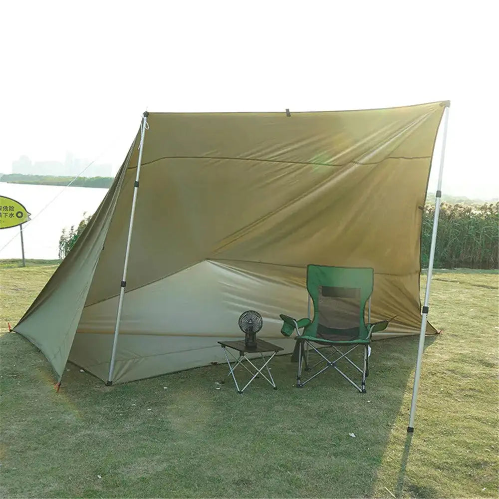 Multi-Size Waterproof Tent Tarp – Outdoor Sun Shelter