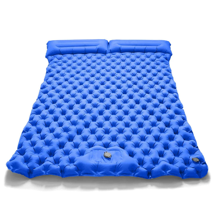 2025 Upgrade Double Air Mattress Camping Inflatable Bed Built-in Pump Waterproof