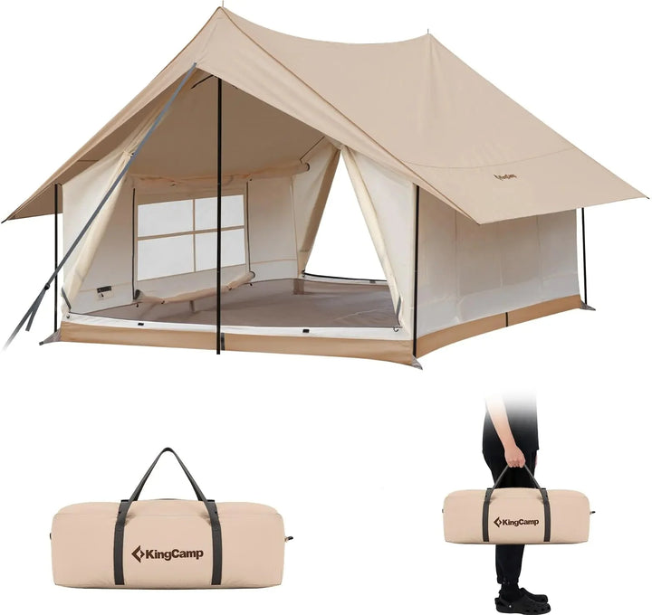 Canvas Cabin 4-Season Tent – Waterproof & Breathable