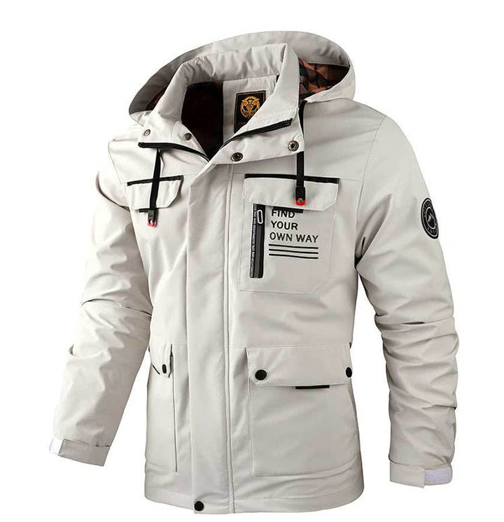 Men’s Casual Hooded Parka – Warm Windproof Jacket