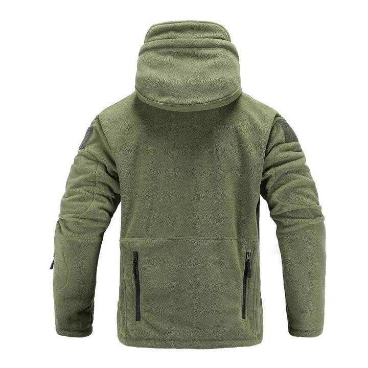 Men’s Tactical Lightweight Fleece Hooded Jacket – Thermal