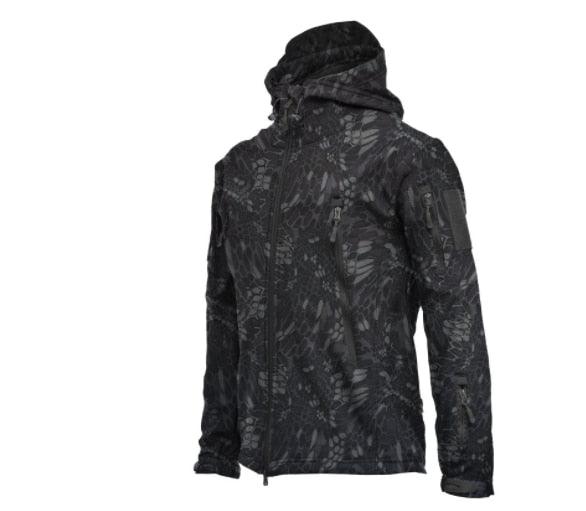 Men’s Winter Camouflage Waterproof Tactical Jacket – Large Size