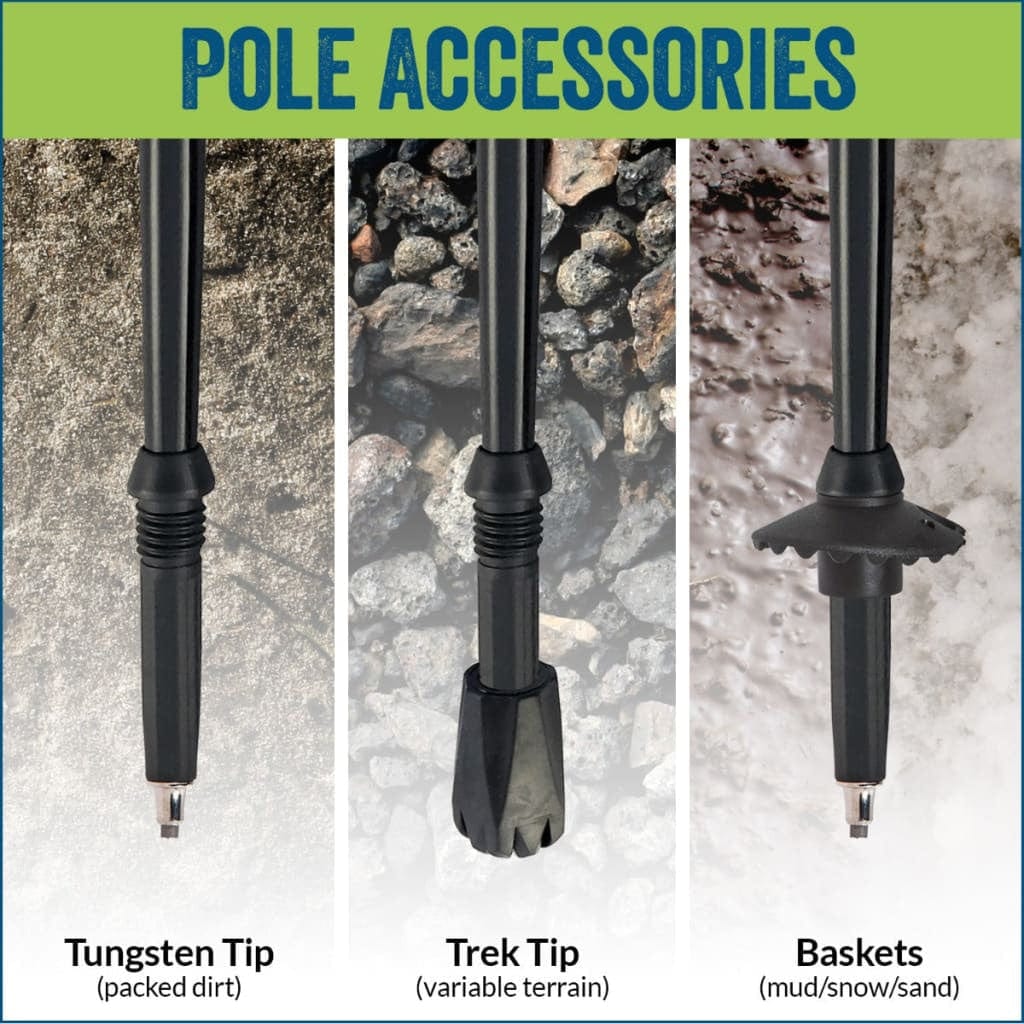 Official Casual Trek Hiking & Walking Poles – Pair