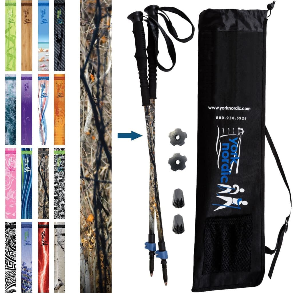 Official Casual Trek Hiking & Walking Poles – Pair